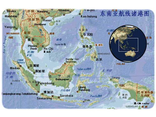 Hong Kong and Taiwan southeast Asia routes